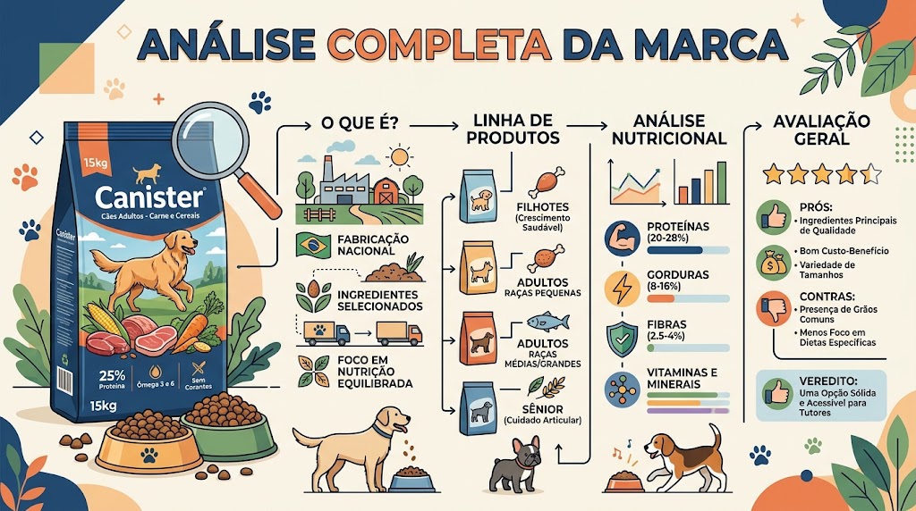 Ração Canister é Boa? Veja a Análise Completa da Marca